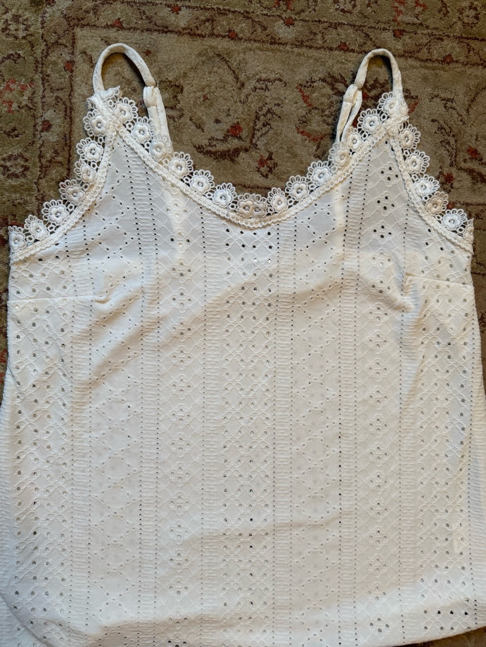 Women’s Lacy Eyelet Tank top